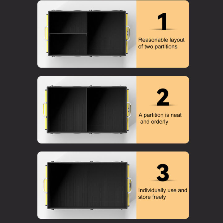 คลังสินค้าพร้อม-กล่องท้ายรถยนต์เก็บของอเนกประสงค์พับได้พกพาได้-1ชิ้นขนาด38-68l-จัดเก็บของท้ายกระบะกระโปรงหลังรถเอสยูวีกล่องเก็บของกลางแจ้งเดินทาง