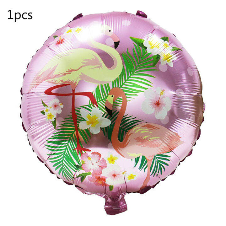 hot-hawaii-party-luau-flamingo-ตกแต่งสับปะรดปาร์ตี้ฤดูร้อนวันเกิดฮาวายงานแต่งงาน-tropical-tableware-supplies