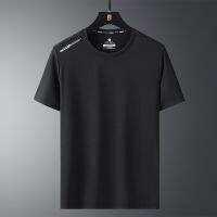 [COD] 2021 summer new mens casual short-sleeved quick-drying breathable high-elastic large size loose half-sleeve t