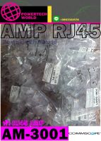 หัวเลน RJ45 ตัวผู้ cat 5e COMMSCOPE (AMP) AM-3001-PKG RJ45 Plug UTP Connectors 100EA in Pack ของแท้แน่นอน