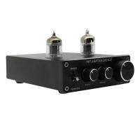 FX-AUDIO TUBE-03 มินิไฮไฟ Preamplifier เสียง 6K4 แอมป์หลอดสุญญากาศบัฟเฟอร์เสียงแหลมเบสปรับอาร์ซีเอรีแอมป์สีดำสหรัฐเสียบ