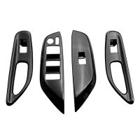 1 Set Switch Cover Door Armrest Panel Glossy Black for Toyota YARiS Cross 2020-2023 RHD