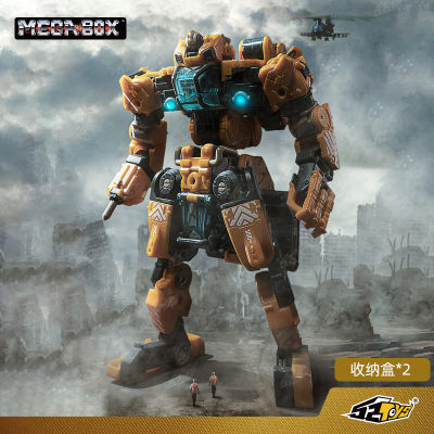 52ของเล่น MEGABOX MB-12หุ่นยนต์แปลงร่าง LANDBREAKER,แปลงในเมชาและลูกบาศก์ตุ๊กตาขยับแขนขาได้ของขวัญสะสม