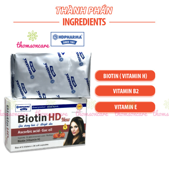 Biotin hd - bổ sung dưỡng chất cho tóc ngăn ngừa tóc gãy rụng - ảnh sản phẩm 5