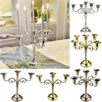 {6shop Department Store} เชิงเทียนย้อนยุคยุโรปที่วางเทียนโบราณ3หัว/5หัว Candelabra สำหรับงานแต่งงานของตกแต่งโต๊ะรับประทานอาหารโรงแรม