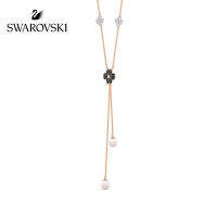 Swarovski LATISHAชายดอกไม้ที่สง่างาม,สร้อยคอยาวรูปตัวYสดและโรแมนติกหญิง