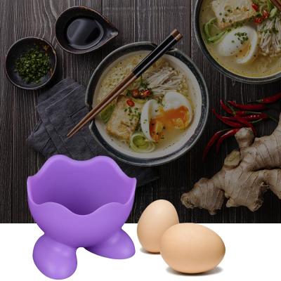 ที่ใส่ไข่ซิลิโคนสำหรับต้มไข่หม้อไอน้ำเกรดอาหารไข่ถ้วยหม้อไอน้ำ Cuit Oeuf Dur เครื่องมือทำอาหารในครัว