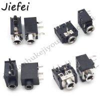 ◄ 10pcs 1/8 3.5mm female Headphone DIP 3 pin 5 pin Socket Jack with Nut Panel Mount