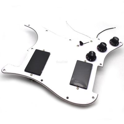 ‘【；】 HH Series Loaded Prewired Scratchplate 2 Humbucker Coil Guitar Pickguard Pickup For ST Guitarra