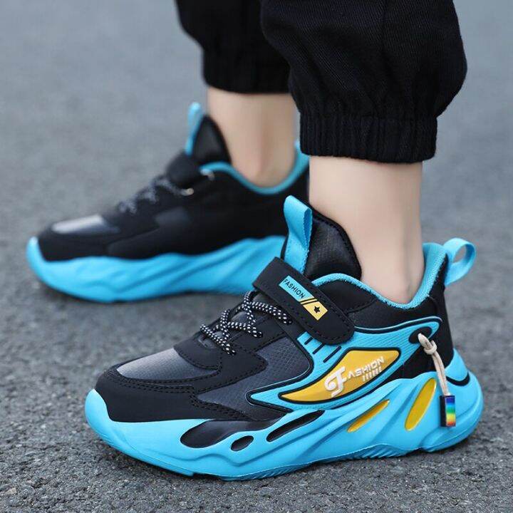 four-seasons-childrens-fashion-sports-shoes-leather-boys-running-sneakers-flat-casual-walking-shoes-lightweight