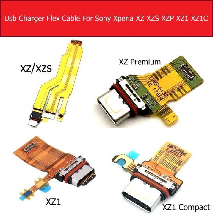 บอร์ดชาร์จพอร์ต-usb-สำหรับ-sony-xperia-xz-xzs-xz-พรีเมี่ยม-xz1-xz1คอมแพคสายชาร์จขนาดเล็กโมดูลเชื่อมต่อซ็อกเก็ตด็อคสายเคเบิลงอได้