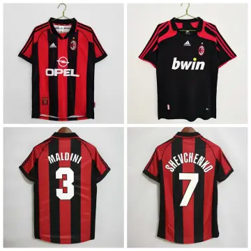 2007/08 AC Milan Home Retro Soccer Jersey