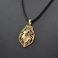 Women 39;s Rope Chain Metal Rough Collie Necklaces Lovers 39; Alloy Pendant Necklaces Drop Shipping