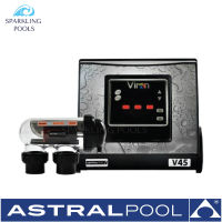 ASTRALPOOL เครื่องผลิตคลอรีนจากเกลือ เครื่องเกลือสระว่ายน้ำ รุ่น Viron V45 45g/hr ตั้งค่าได้ทั้งระบบปกติและอัตโนมัติ รับประกันศูนย์ 1ปี