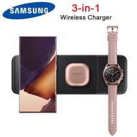 Samsung Fast Wireless Charging Charger 3-in-1 Pad for Galaxy S23 S22 S21 Ultra S10+ Note20 Z Fold Flip Earphone,EP-P6300