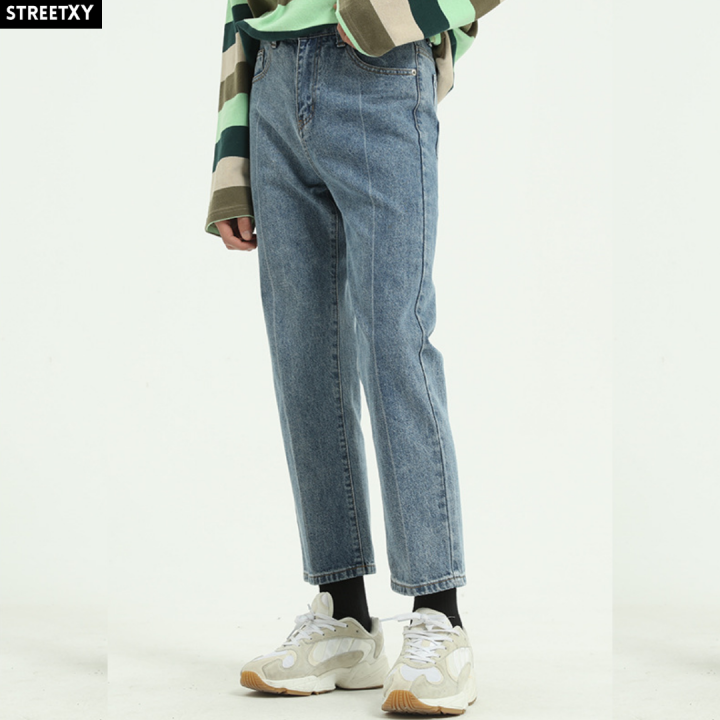 streetxy-cropped-jeans-กางเกงยีนส์ขาเต่อ