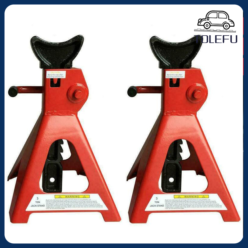 Axle Stand 3T Heavy Duty Metal Steel Jack Stands 3 Ton Capacity Pack of 2 RASHION Axle Stands 