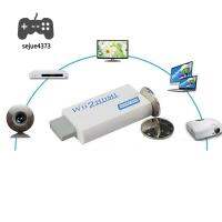 SEJUE4373 Wii2HDMI แสดงผลมอนิเตอร์เคเบิลสำหรับ PC สำหรับ Wii เพื่ออะแดปเตอร์ HDMI FullHD 1080P