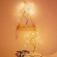 WADAE Gypsophila DIY 36/108 Leds ต้นไม้วิบวับคริสต์มาสขนาดเล็กโคมไฟแสงตั้งโต๊ะไฟประดับไฟกลางคืน