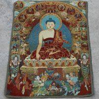 เชิงเทียนกระบวนการใหม่ผู้ถือจุด Su ปักคอลเลกชัน Thangka ทิเบตอุปกรณ์สำหรับผู้นับถือศาสนาพุทธทิเบต55ทิเบตเนปาลพระพุทธเจ้า