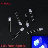 ❖ 50/10pcs 2x5x7 Diodes Rectangle Square 2x5x7 White to Blue Diffused Light Emitting Lamp Diode 2x5x7mm Led Foggy DIY Kit