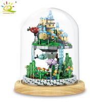 HUIQIBAO Floating Island Tensegrity Balance Building Block Architecture Bricks Set City Construction Toy For Children Friend