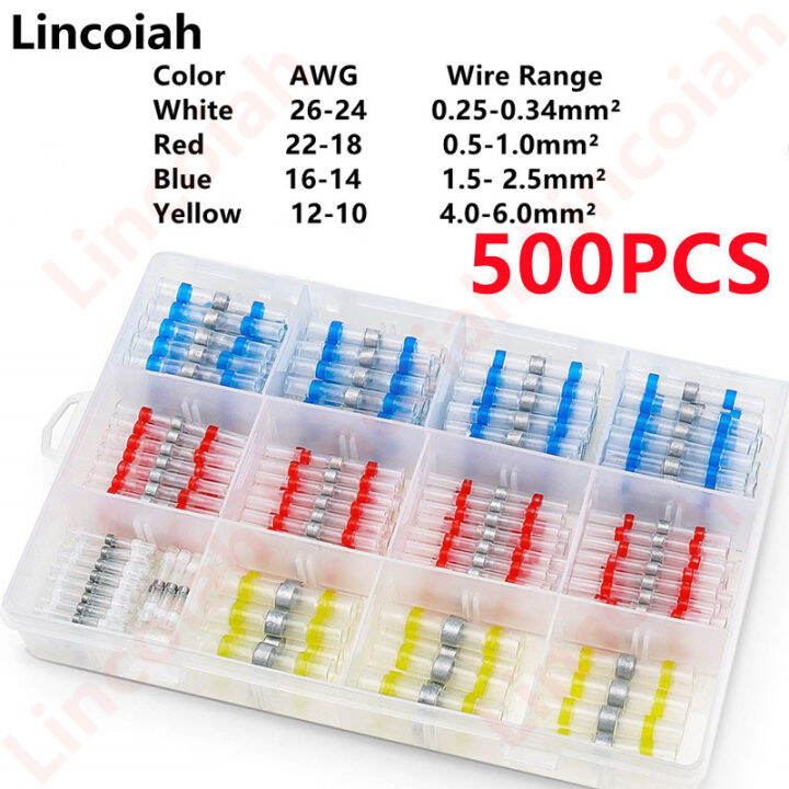 500-50pcs-heat-shrink-butt-crimp-terminals-กันน้ำ-solder-seal-ตัวเชื่อมต่อไฟฟ้าสายไฟ-splice-kit-ยานยนต์-marine-iewo9238