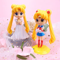 14ซม.Anime Sailor Moon Tsukino Usagi งานแต่งงาน Figurine PVC Action Figure ตุ๊กตาของเล่นตุ๊กตาตกแต่งเค้ก Collection Gift