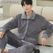 CHU MAN JIA Men s new pajamas long