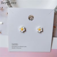 Ready Stock Ready Stock Korean Daisy Earrings 2020 New Summer Lovely and Fresh