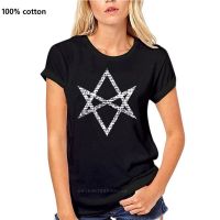 Thelema Symbol T-shirt Women Unicursal Hexagram Women T Shirt O-neck Fashion Casual Printing Women Tshirts PLRO