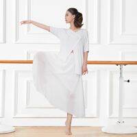 ♣▫ Dancers Song Clearance Modern Dance Long Skirt High Waist Skirt Fitness Pants Womens Mid-Length Mesh Half-Length Dance Skirt