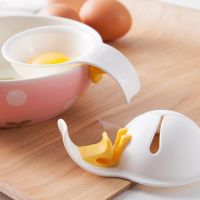 Creative mini egg yolk white separator with holder egg divider tool