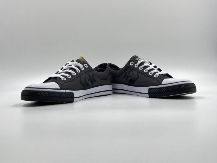 สินค้า-converse-one-star-gray-size-36-45-สวยแท้100-รองเท้าผ้าใบคอนเวิส-ผ้าใบสีเทา-รองเท้าผ้าใบแฟชั่น-ผ้าใบราคาถูก