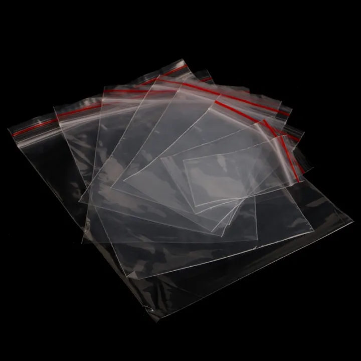 100pcs Clear Mini Grip Seal Resealable Plastic Bags - Self-Seal Packing Bags 3 thumbnail image
