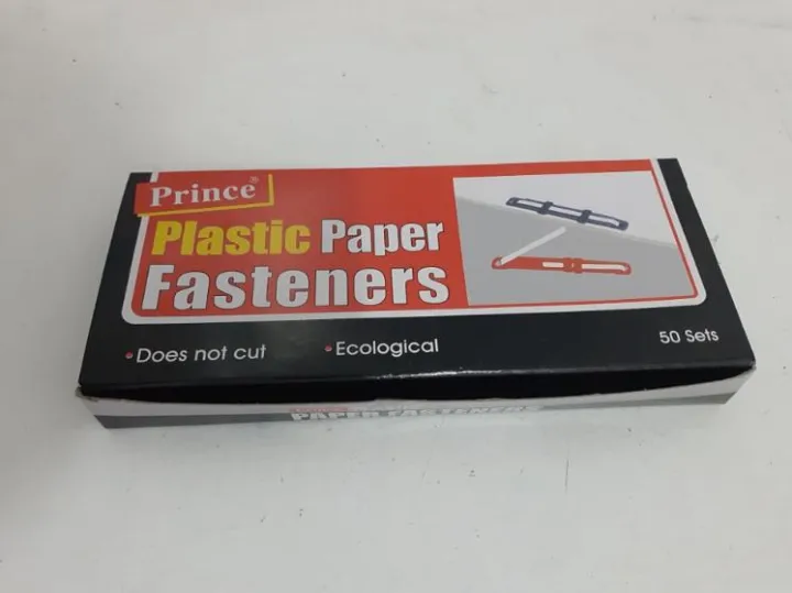 50 pcs PRINCE PLASTIC PAPER FASTENER 50 SETS Lazada PH