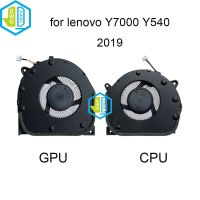 มาชิพัดลมโน๊ตบุ๊ค CPU พัดลม GPU สำหรับ Lenovo Legion Y7000 Y540 1660TI GTX 2019 EG75070S1-1C030 1C010 DC28000E3S1ระบายความร้อนหม้อน้ำพีซี