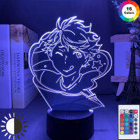 volleyball Oikawa Tooru Led Night Light Lamp for Bedroom Decor Nightlight Kids Child Birthday Gift Haikyu Oikawa Tooru 3d Lamp