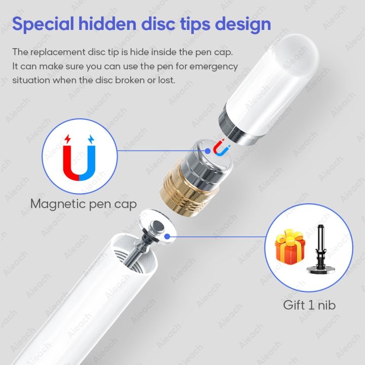 ปากกามาร์ทโฟนโลหะอเนกประสงค์สำหรับสไตลัส-ios-แท็บเล็ตยี่ห้อ-lenovo-วาดด้วยปากกาปากกาแบบสัมผัสสำหรับ-stylus-ipad