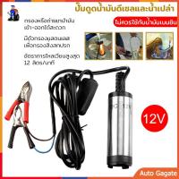 12V รถไฟฟ้า Submersible Pump เชื้อเพลิงดีเซลน้ำโอนน้ำมัน Submersible Pump พร้อมสวิตช์เปิด/ปิดน้ำมัน Engine Transfer Pump