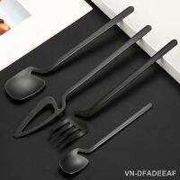 【hot】✗◇ Accessories Reusable Matte Soup Cutlery Dinnerware Set Fork Tableware