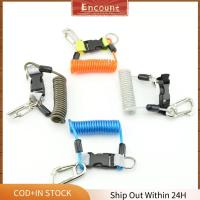 ENCOUNT สายคล้องสำหรับดำน้ำ,สายคล้องกล้องสำหรับดำน้ำแบบสปริงเกลียวอุปกรณ์ดำน้ำเครื่องมือฉุกเฉินปลดออกได้อย่างรวดเร็ว