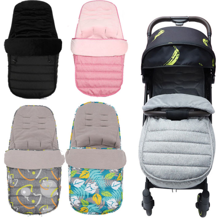 สากลรถเข็นเด็กทารกถุงนอนหนาอบอุ่นเบาะรถเข็นเด็ก-footmuff-ผ้าฝ้ายซอง-sleepsacks-สำหรับอุปกรณ์เสริมรถเข็นเด็ก