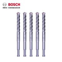 Bosch สว่านไฟฟ้าบิตสี่หลุม5ชุดก้านกลมสี่ใบ/ดอกสว่านก้านสี่เหลี่ยมสำหรับเจาะผนังคอนกรีตดอกสว่าน