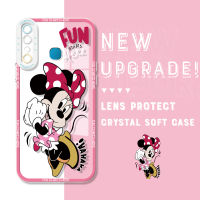 Casing Ponsel สำหรับ Infinix X650C X650 Hot 8 Hot 8 Pro 30i ร้อน9 X655C ฮอตฮอตฮอต30 Play ต้นฉบับเคสมิกกี้ลายการ์ตูนกันกระแทกเคสมือถือใสปลอกอ่อนคลุมทั้งหมดปกป้องกล้อง