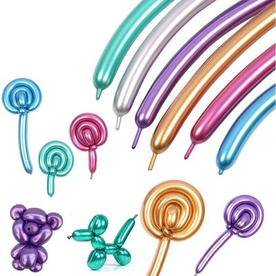 10pcs Long Magic Balloon Weaving Balloon DIY Birthday Party Decoration Balloon Color Wedding Decorations Kids Gifts Toys