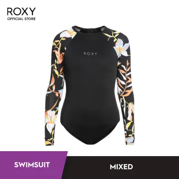 Essentials Long Sleeve One-Piece Swimsuit - Anthracite –