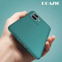 ROAZIC เคสด้านหลังพลาสติกหินทรายเคสโทรศัพท์แบบแข็งป้องกันรอยนิ้วมือสำหรับ VIVO Y78 5G