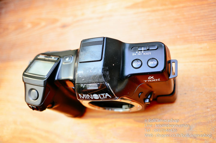 ขายกล้องฟิล์ม-minolta-a7700i-พร้อมแพลตล่างแท้-body-only-กล้องฟิล์มถูกๆ-สำหรับคนอยากเริ่มถ่ายฟิล์ม