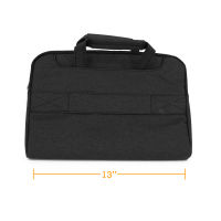 กระเป๋าแล็ปท๊อป Handbag BAG with straps 13" BLACK (0928)